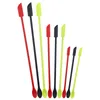 New Baking Product Silicone Mini Spatula Set Lengthened Cosmetic Bottle Jam Double-head Scraper Kitchen Cake Tool Accessories 20220122 Q2