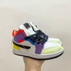 Mode 1 1s Peuter Sneakers Jumpmans Milan Zeester Oranje Multicolor Roze Quartz Luipaard Jongens Meisjes Kids Basketbalschoenen Maat 22-35