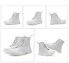 Cuir fendu souple femmes blanc bottines moto bottes femme automne hiver chaussures femme Punk moto bottes 2020 printemps