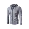 mannelijke zip-up hoodies