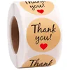 Спасибо Письмо подарок наклейка Kraft Paper 1-дюймовая вечеринка украшения липкие бумаги Благодарения день возврата пакет наклейки этикетки New 3yh l2