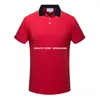 2020 Nieuwe Designer Merk Polo Shirt Mannen T-shirts Luxe Heren Polo Bloemen Borduren High Street Famous Print Mannen polo M-3XL