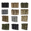 Outdoor Sports Tactical Triple Magazine Pouch ryggsäckväska Vest Gear Accessory Mag Magazine Holder Cartridge Clip No11-531