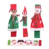 Decorações de Natal Frigorífico Microondas Máquina de lavar loiça Handle Covers Padrão Protector Snowman para cozinha Home Appliance JK2011PH