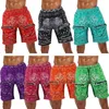 Herren-Shorts, klassische Mode, Cashew-Strandhose, atmungsaktiv und bequem, weich, moderne Luxushose, M~3XL