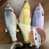 Cat Toy Electric USB Charging Simulation Fish Toys For Dog Cat Pet Chewing Playing Plush toy Interactive Catnip Electronic Toy257l