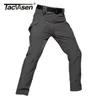 TACVASEN Hommes Softshell Pantalons d'hiver Pantalons tactiques militaires Hommes Hunt Fleece Cargo Pantalon Mâle Pantalon de combat imperméable LJ201104