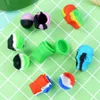 15 ml Skull Silicone Box Block Jar Non-Stick Jars DAB Container voor Vaporizer Food Grade Lid Wax Containers