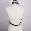 Nxy Sm Bondage Hot Erotic Sexy Lingerie Leather Metal Chain Underwear Adjustable Ten Harness Fetish Couples Sex Costumes 1223