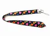 20pcs Love Heart Lanyard pour la carte d'identité de trousque Pass Pass Pass Mobile Phone Mobile Badge Halder Key Ring Necc Sont accessoires8980706