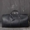 Duffel Taschen 2021 Schwarz Outdoor Business Reisetasche Echtes Leder Schulter Diagonal Große Kapazität Handtasche Für Geschenk LD7651