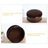 Wooden Shaving Brush Bowl with Cover Shave Cream Soap Cup for Shave Brush Male Face Cleaning Soap Mug