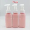 (50 stks / partij) 50 ml lege plastic lotion pomp fles shampoo douche gel verpakking diy reizen cosmetische verpakking 50cchigh qualtity