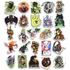 100pcs DIY Sticker Lot Horrible Stickers Posters for Graffiti Skateboard Snowboard Laptop Luggage Motorcycle Bike Home Decal Hallo243a