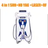 Multi-function Beauty Eqiupment 4 in 1 ND yag laser machine for black carbon doll skin peeling hair removal and removal tattoo
