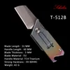 folding knife Titanium Handle pocket knife kitchen chef hunting tactical automatic knives CNC camping tool self defence keychain