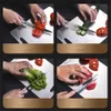 188 Stainless Steel Cutting Board Antibacterial Chopping Block Antimildew Fruit Vegetable Meat Noodle Bread Plate 2Sided Worki4141298