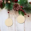 10PCSPACK Kerst houten ornamenten voor woningdecoraties Navidad Tree Decor Jaar Y201020