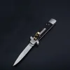 OEM mafia più leverletto da 9 pollici 440 Blade Horn Horn Hand Pocket Ita Knife KIFE AUTO Piegare coltelli da campeggio 1pcs