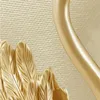 Bakgrundsbilder Anpassad 3D -vägg Mural Wallpaper Luxury Silk Swan Flower Jewelry TV Bakgrund Papers Heminredning vardagsrum Modern målning