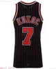 Toni Kukoc personalizado #7 Black 1995-96 Jersey Swingman XS-6XL REMULHOS DE MENS MENIMEYS MENINAS MENINAS Juventude