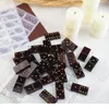 Diy Shiny Dominoes Sile Epoxy Resin Mould For Creative Poxy Resin Moulds Key Chain Pendant Craft Tools Jewelry jllTXW