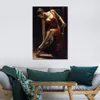 Modern Figure Oil Paintings Woman Dancer on the Chair Handmade Canvas Art for Bedroom Living Room Hall Wall Decor