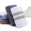 100 serviettes en coton épais 34x75cm couleur unie jacquard serviettes de toilette séchage rapide maison salle de bain pour adultes