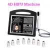 4D HIFU 기계 얼굴 리프팅 HIFU 아름다움 장비 주름 제거 바디 슬리밍 20500 샷 3D HIFU 카트리지