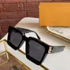 21ss nieuwste zonnebrillen voor mannen dames mode kleur miljonair vierkante frame hoogwaardige ontwerper zonnebrillen klassieke retro decoratieve glazen 1165W met kas