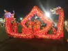 Tamaño de LED 6# 7.9m 8 Niños Green Folk Silk Dragon Dance Mascot Disfraz China Cultura especial Fiesta de naves de Navidad Wedd241s