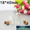 1pcs/ 3pcs 5ml Glass Bottle With Wooden Clip Transparent Wishing Floating Bottles Sample Storage Jars Spice Container Vials 5