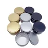 Candle Jars Round Tinplate Boxes 100ML 65*40 Leakproof Solid Cream Box Hair Wax Box Aromatherapy Candle Jars XD24143