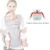 Ergonomische Babytrage aus Baumwolle, Babytrage mit Hüftsitz, winddichte Kappe, umwandelbarer Rucksack, Babytragetuch für 0–36 Monate, LJ200914