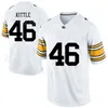 American College Football Wear NCAA Football College Iowa Hawkeyes 24 Nile Kinnick Jersey 46 George Kittle 12 Ricky Stanzy 14 Desmond King 23 Shonn Greene Black White