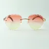 Classic sunglasses 3524027 with peacock natural wood arms glasses Direct s size 18-135 mm180V