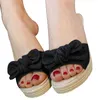 VTOTA tongs à nœud papillon pantoufles d'été femmes plate-forme femme chaussures à semelles compensées escarpins à talons hauts Q90 X1020