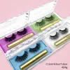 3D Faux Norek Fałszywy rzęsy 10 Magnetyczny rzęsy Magnes Eyeliner Set Fake Eyelas Wodoodporna Ciecz Długotrwały Makeup Lash