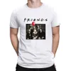 Horror Friends Pennywise Michael Myers Jason Voorhees Halloween T-shirt da uomo T-shirt abbinata in cotone LJ200827