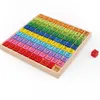 Montessori Jouets éducatifs en bois pour enfants Jouets pour bébés 99 Table de multiplication Math Arithmétique Aides pédagogiques pour enfants LJ200907