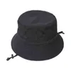 Sombrero de cubo con visera para exteriores de verano para hombres y mujeres, protector solar de ala ancha, Color sólido simple, ajustable, plegable, Panamá, pescador G220311