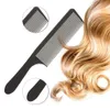 Peignes de coiffeur en plastique Peigne de coupe de cheveux à dents fines pour outils de soins capillaires de salon de coiffure