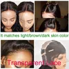 Pre Plucked Full Lace Human Hair Wigs With Baby Hair Straight Brazilian Transparent Lace Wig Braided Glueless Full Lace Wig Remy9268364