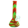 Beaker Bong Водопроводная труба курительные трубы Силиконовые бонги Bebbler DAB Bear Cookah Bowl Масляные буровые Установки сигареты Держатель табак