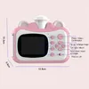 Pickwoo Kid Toy Mini macchina fotografica digitale carina per bambini Baby giocattoli per bambini foto stampa istantanea fotocamera regalo di compleanno per ragazze ragazzi LJ201105