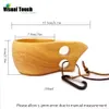 Visual Touch Einzel-/Doppelring-Kuksa-Holzbecher, Holzbecher, handgefertigter Becher, Tee/Milch/Frühstück, Kaffee, Bier, Wasser, Trinkbecher, T200506