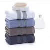 100 хлопковое полотенце толщиной 34x75 см сплошной цвет жаккардовые полотенца для лица Быстрая сухая ванная комната для взрослых
