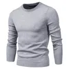 Hommes chandails hommes 4XL hommes 2022 décontracté solide épais laine coton pull pulls tenue mode Slim Fit col rond pull pull1