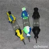 kits NC de néctar de vidro de vidro de cachimbo com articulação de 10 mm Ti Bongs de vidro de vidro de vidro de vidro de silicone DAB SLIGS DAB