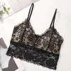 Bustiers & Corsets Women Sexy Lingerie Lace V Neck Floral Bralette Bra Tank Camis Underwear Crop Camisole Top1